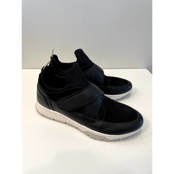 Calvin Klein Designer Mens Karsen Nappa Lea Oily Sude Shoes size 9 - Picture 1 of 6